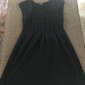 Black cable Knit Sweater Dress